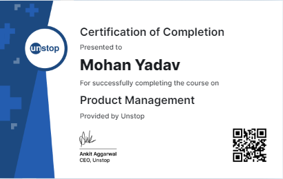 Unstop Certificate